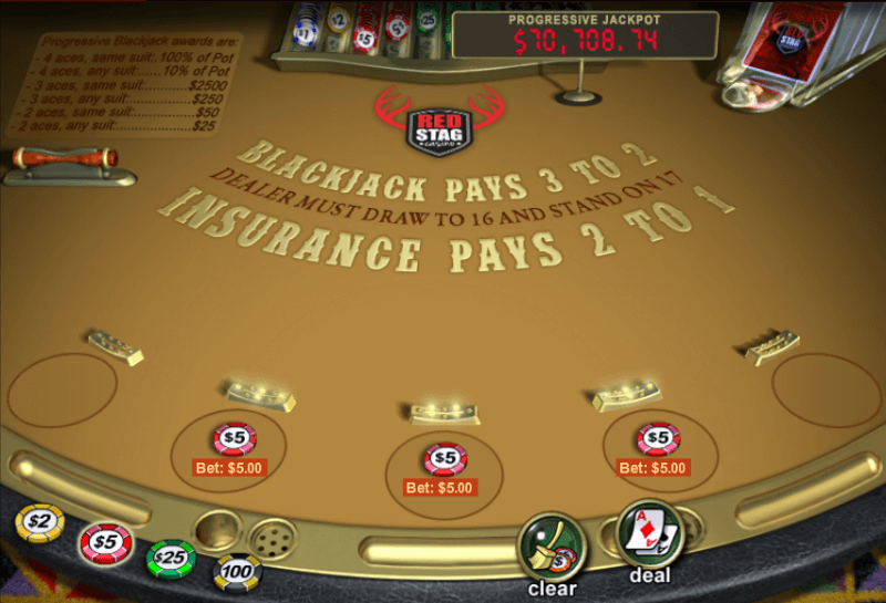 USA Progressive Blackjack WGS