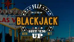 Felt Suit 'Em Up Blackjack