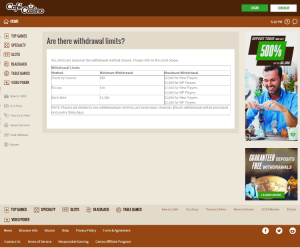 Cafecasino withdrawal methods